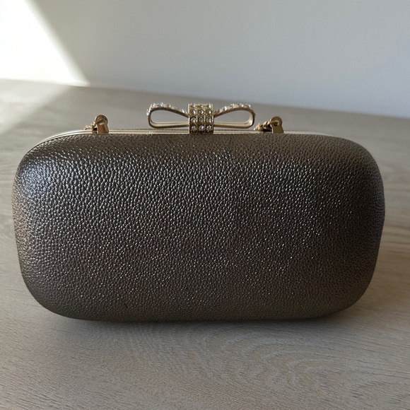 INC International Concepts Gold Clutch - Picture 4 of 10